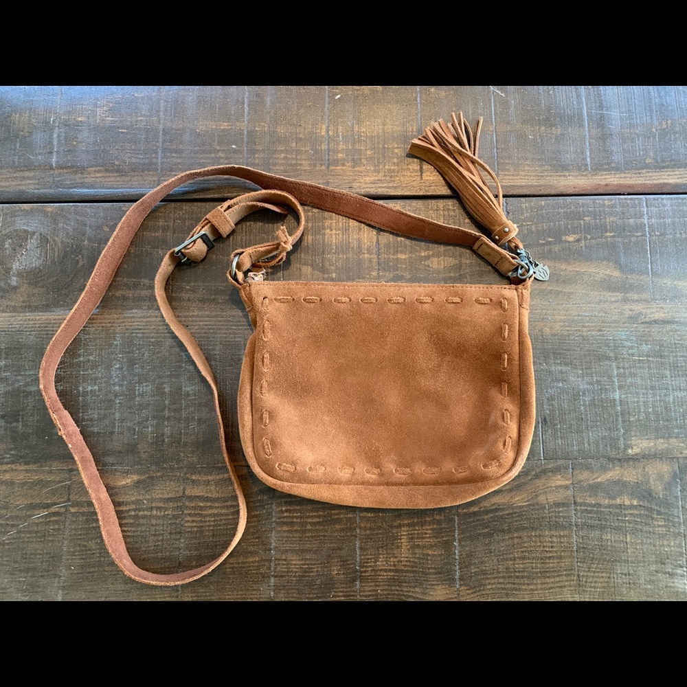 Minnetonka Suede Crossbody Bag